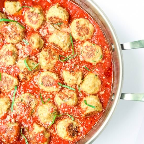 Chicken Parmesan Meatballs