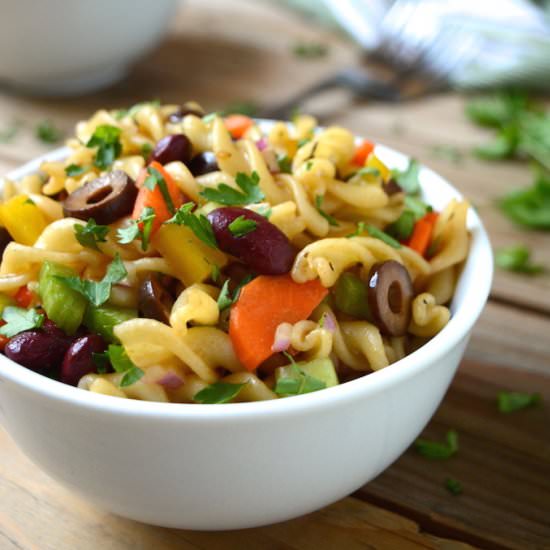 Italian Pasta Salad w/ Vinaigrette
