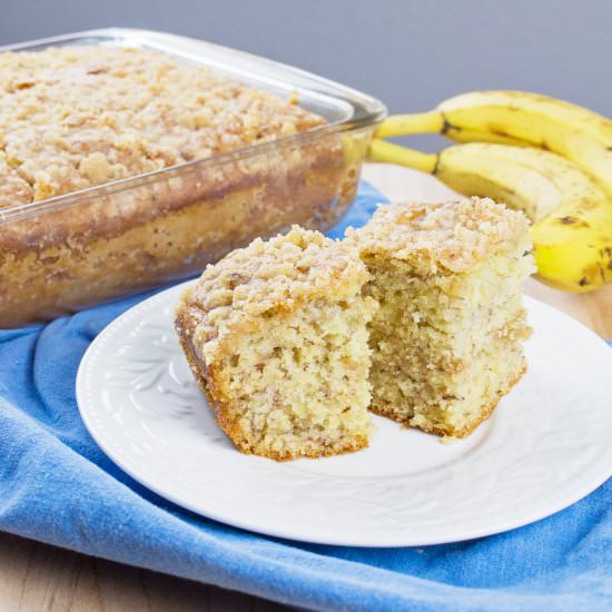 Banana Streusel Cake