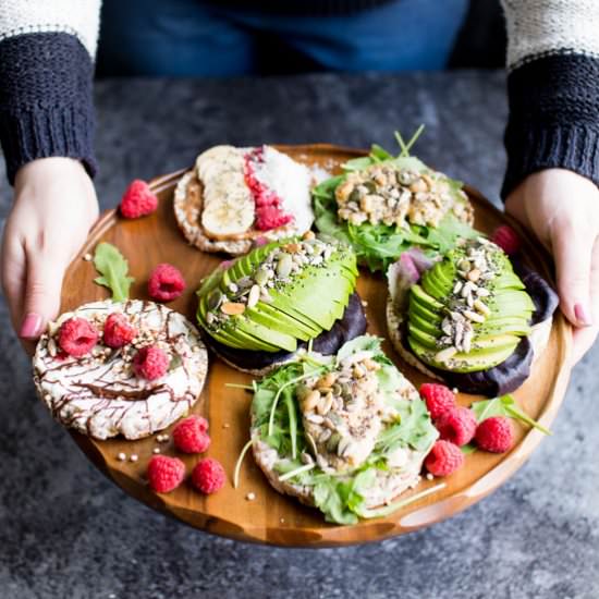Healthy Rice Cake Snacks