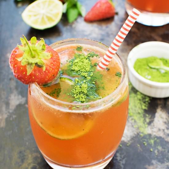 Strawberry Matchito