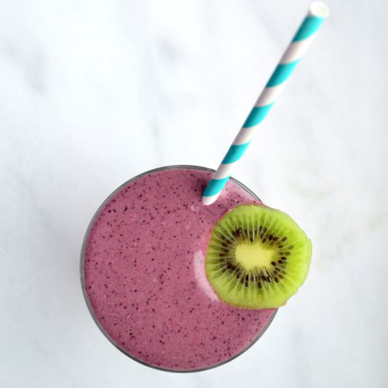 Blueberry Kiwi Smoothie