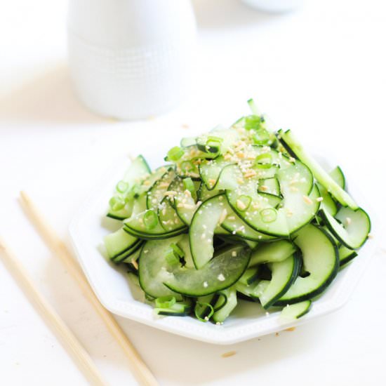 Cucumber Salad with Toasted Rice