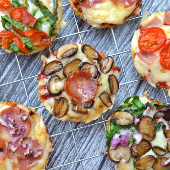 Cauliflower Crust Pizza Bites