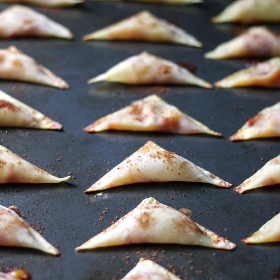 Gooey Nectarine Turnovers