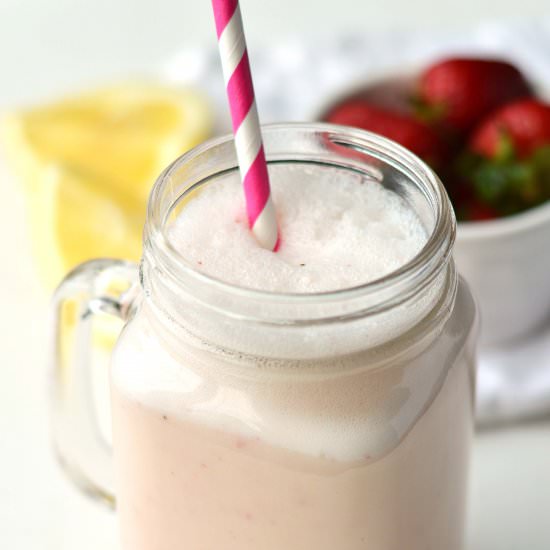 Creamy Strawberry Lemonade
