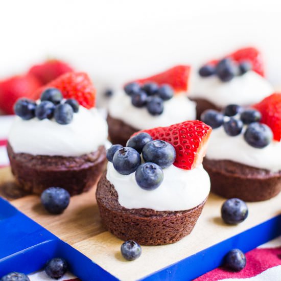 4th of July Brownie Bites