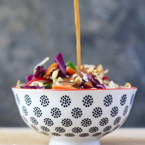 Easy Asian Slaw With Ramen Noodles
