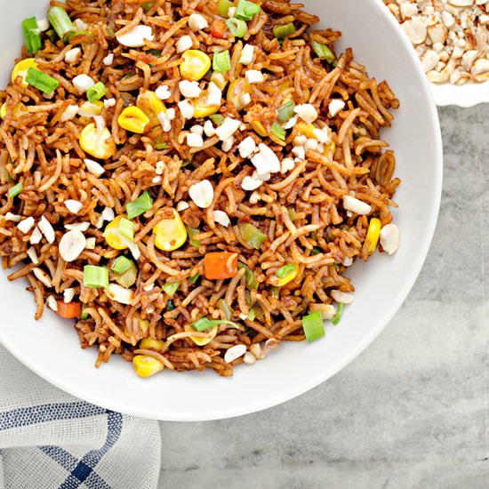 Asian Style Vegetable Fried Rice