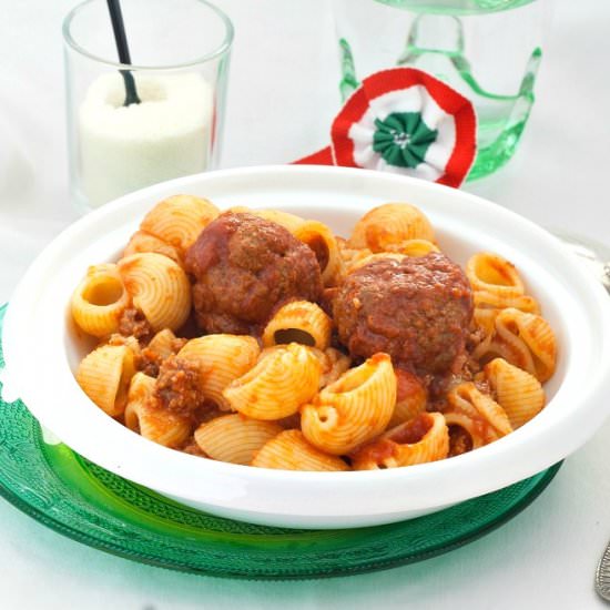 Pasta with Meatballs