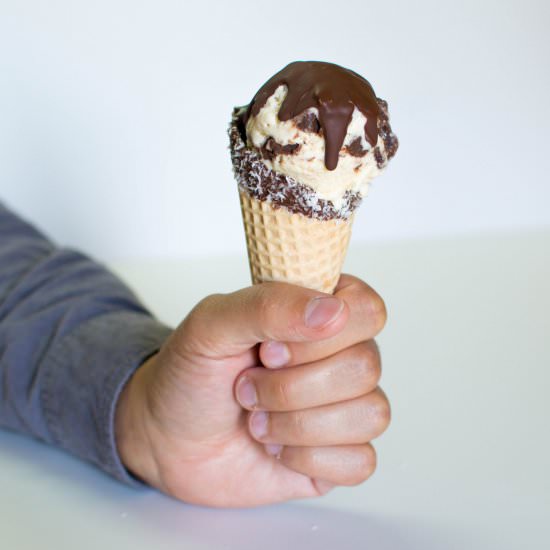 Coconut & Dark Chocolate Ice Cream