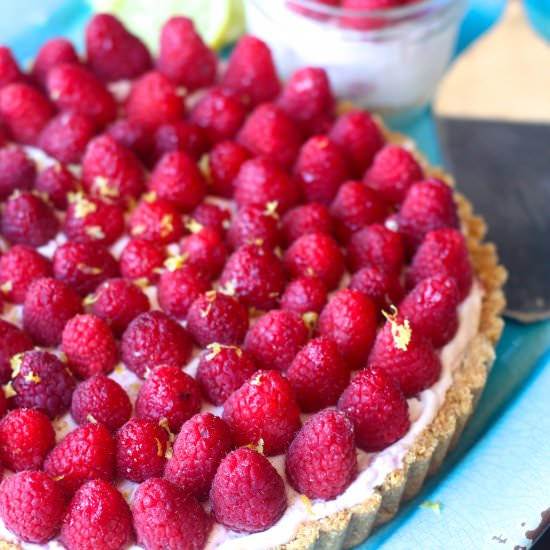 No Bake Raspberry Cheesecake