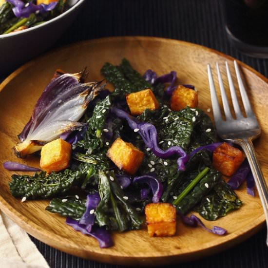 warm cavolo nero salad