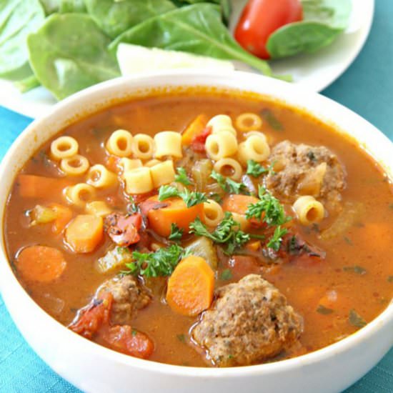 Healthy Meatball Soup