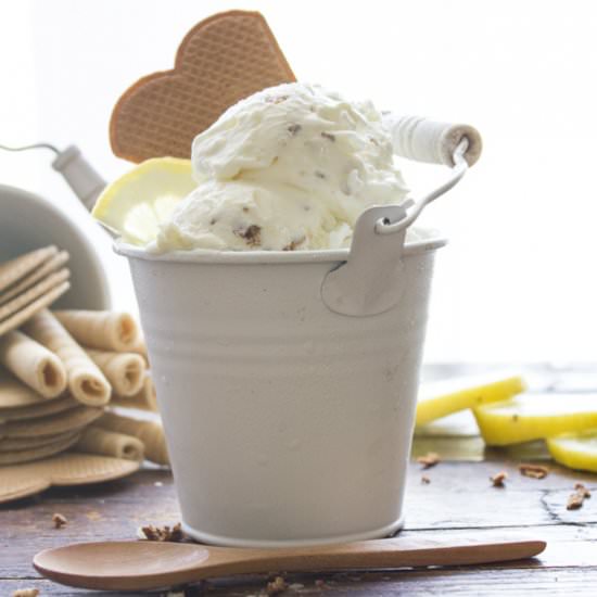 Toasted Coconut Lemon Ice Cream