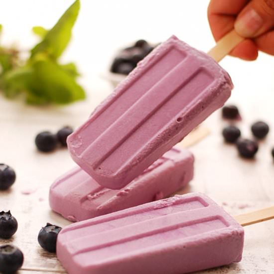 Purple Sweet Potato Popsicles