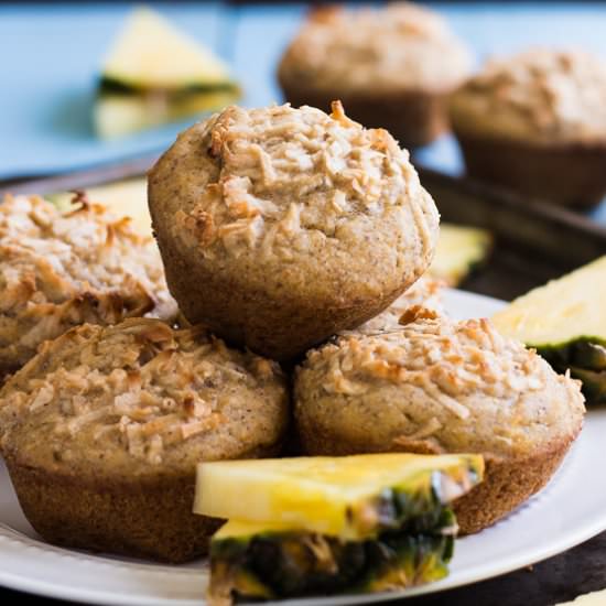 Coconut Pineapple Muffins