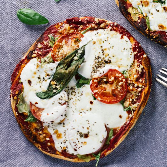 Margherita Pita Bread Pizzas