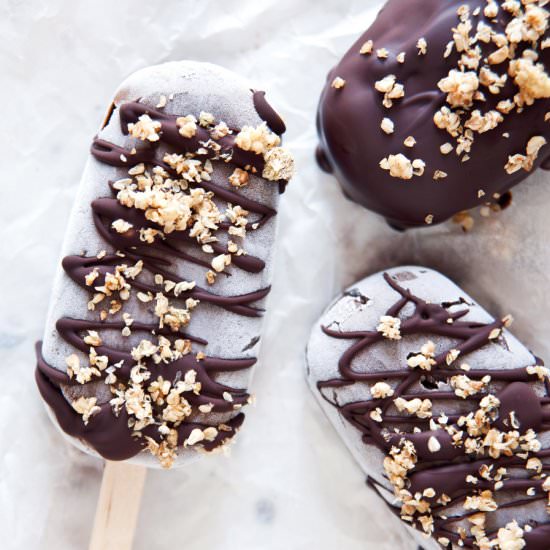 3-ingredient Vegan Carob Ice Cream
