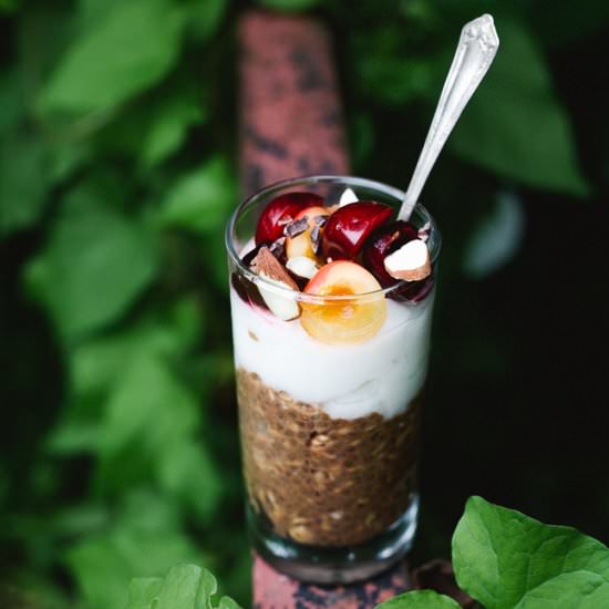 Chocolate Cherry Bircher