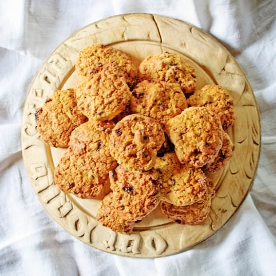 Almond and Raisin Cookies (gf)