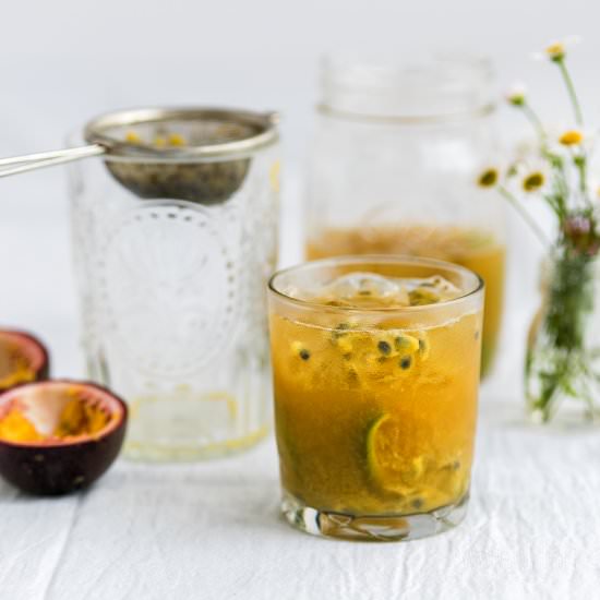 Passion Fruit Caipirinha
