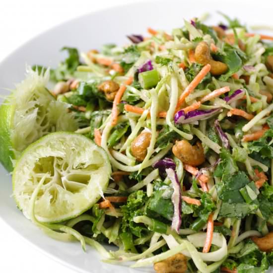 Thai Cashew Ginger Slaw