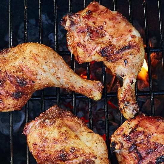 Kickin’ Grilled Chicken Legs