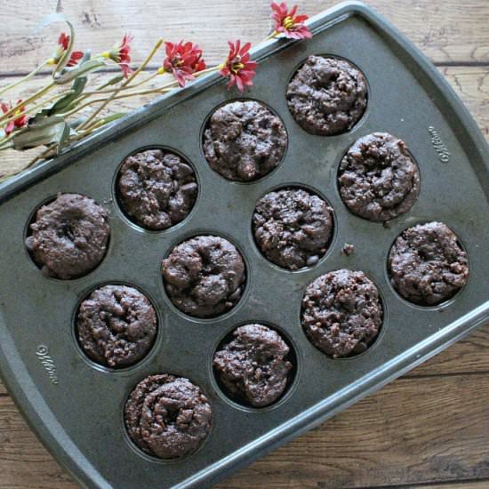 Mini Fudgy Grain Free Brownie Cups