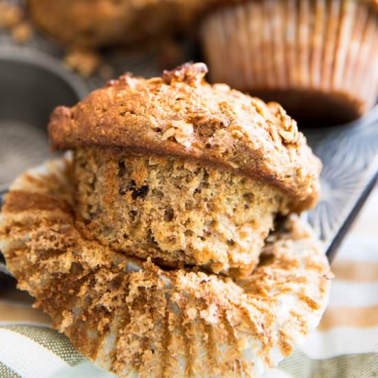 Banana Oatmeal Muffins