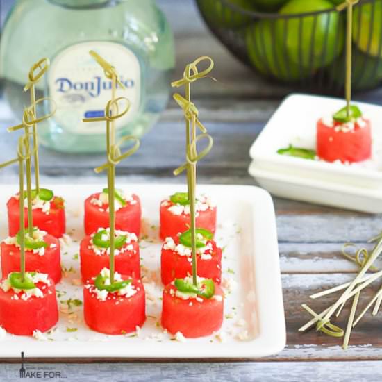 Margarita Watermelon Bites