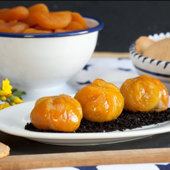 Dry Peaches with Foie