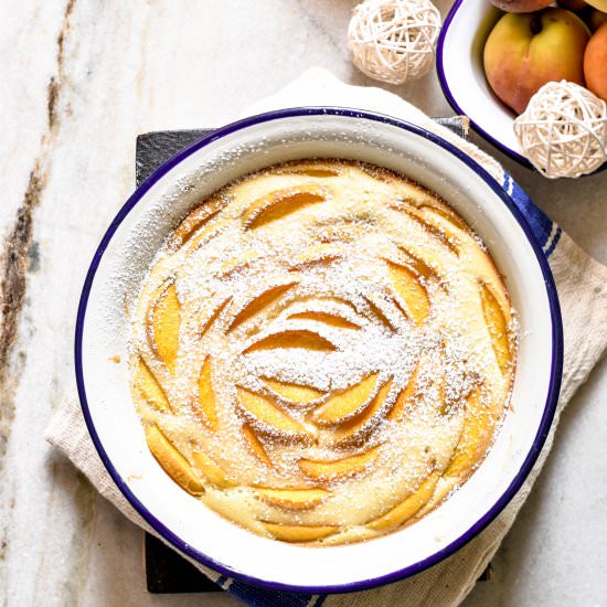 Peach Clafouti