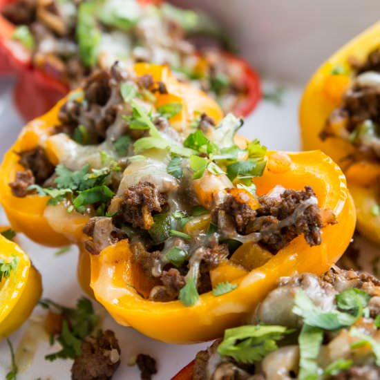 Smoky Mexican Stuffed Bell Peppers