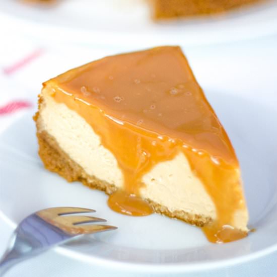 Baked Caramel Cheesecake