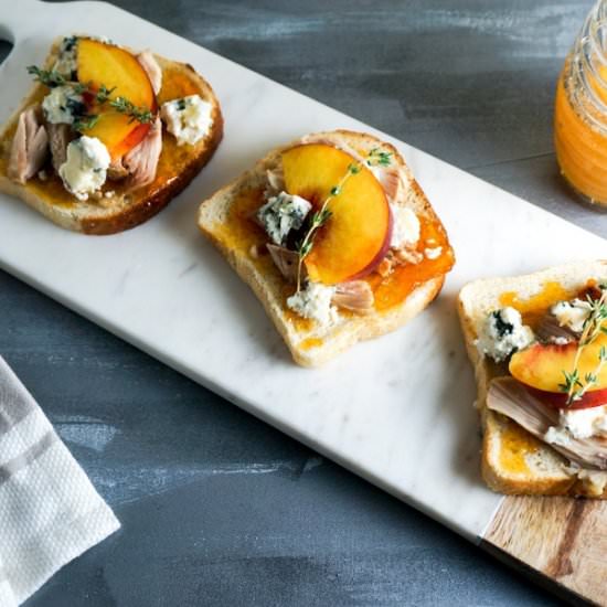 Open Face Leftover Sandwich