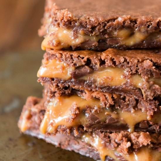 Mom’s Famous Caramel Brownies