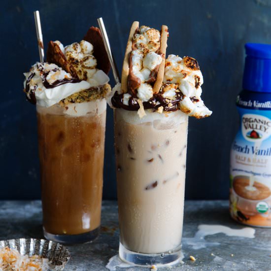 S’mores Coconut Iced Mocha