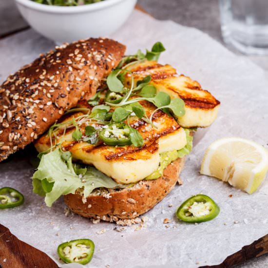 Spicy green goddess sandwich