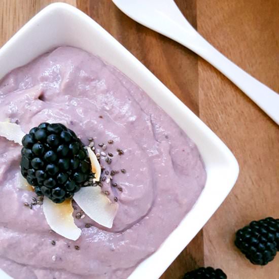 Blackberry pudding