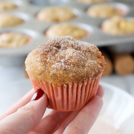 Healthy Apple Cinnamon Muffins