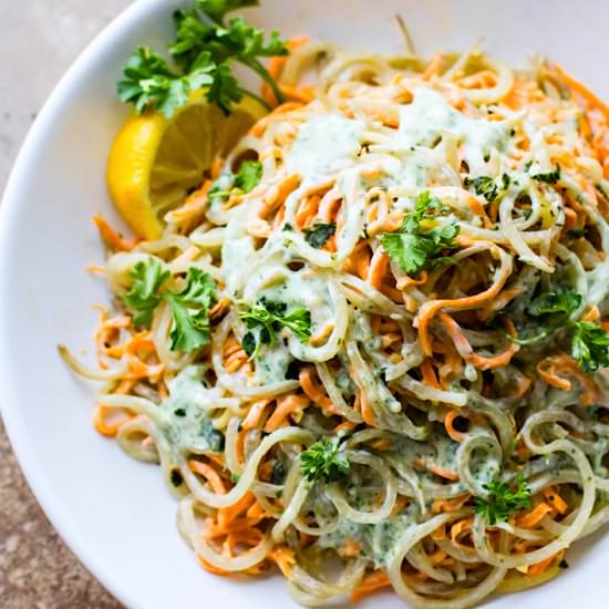 Green Goddess Spiral Potato Salad