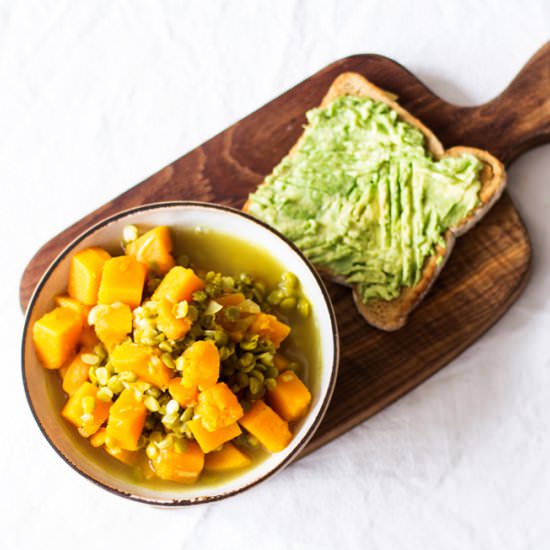 Butternut Squash & Split Pea Soup