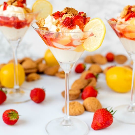 Strawberry Lemon Fool