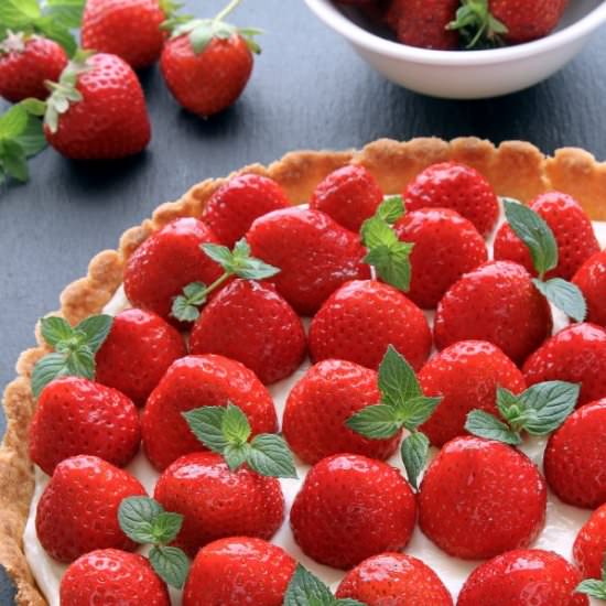 Strawberry Cream Cheese Tart