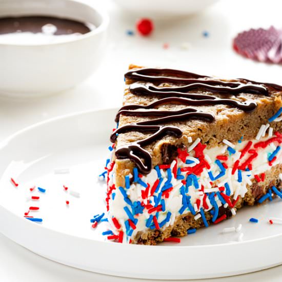 Ice Cream Sandwich Cookie Cake