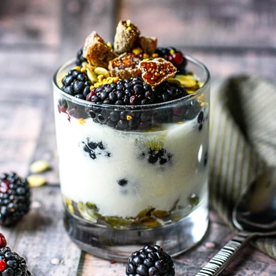 Berry Fig Yogurt Parfait
