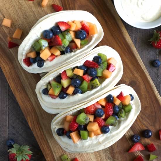 Fruit Salad Tacos