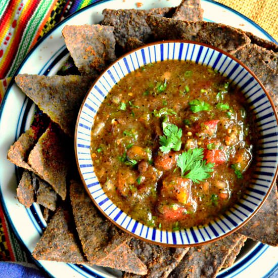 Grilled Tomato Salsa (Baja Style)