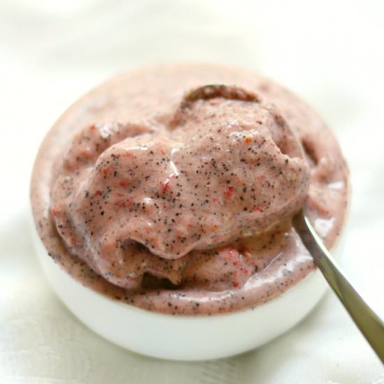 Strawberry Cappuccino Ice Cream